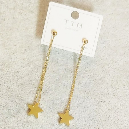 Cindy Star Dangle Earrings