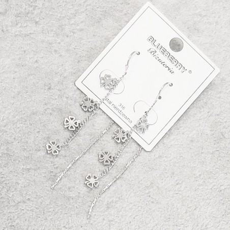 Lucky Clover Dangle Earrings
