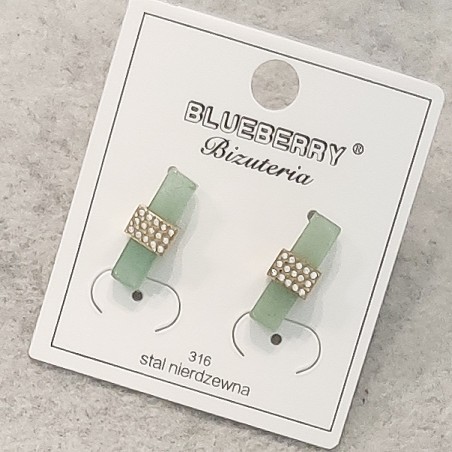 Mint Sparkle Studs