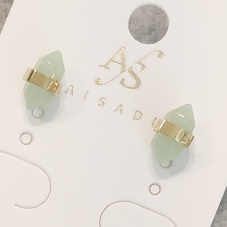 Aura Mint Stud Earrings
