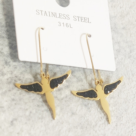 Angel Wings Dangle Earrings