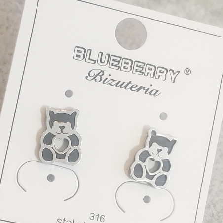 Bear Stud Earrings