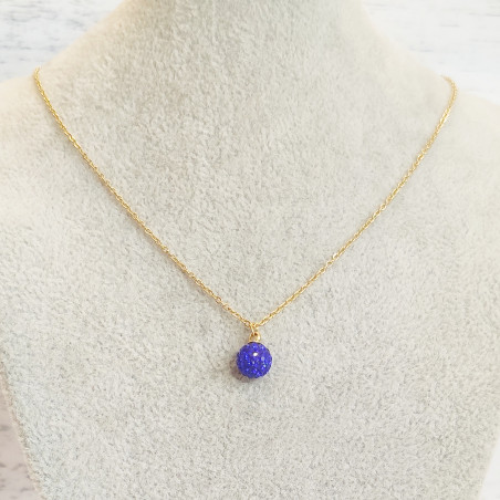 Naszyjnik Kobaltowa Kulka 2
