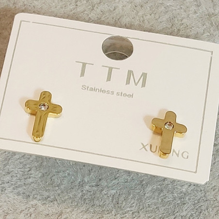 Stella Cross Earrings
