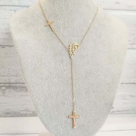 Angel Cross Necklace