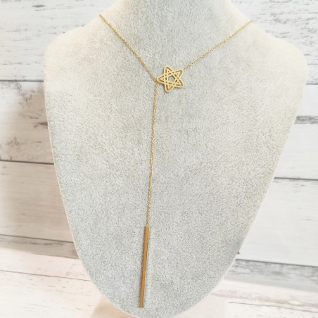 Star Lariat Necklace