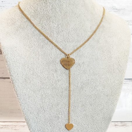 Heart Lariat Necklace