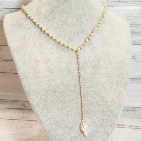 Angel Wing Y-Necklace