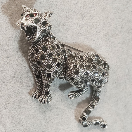 Glamour Panther Brooch