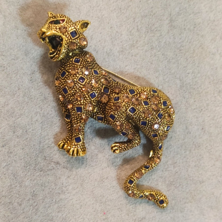 Safari Panther Brooch