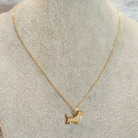 Dackel-Halskette Glanz