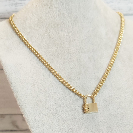 Secret Padlock Necklace