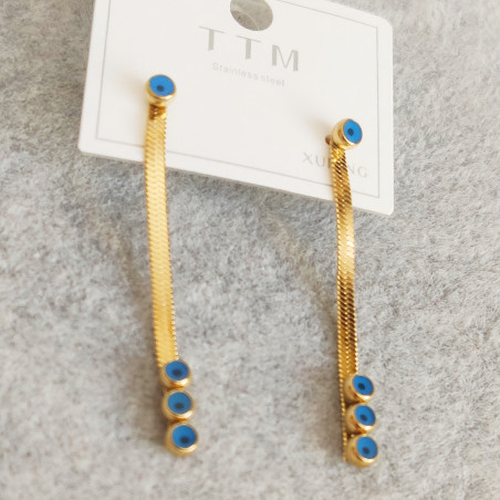 Cindy Evil Eye Earrings