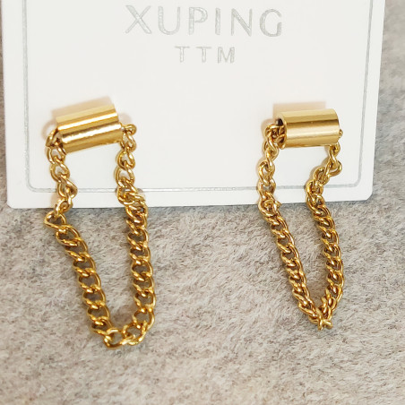 Golden Chain Cindy Earrings