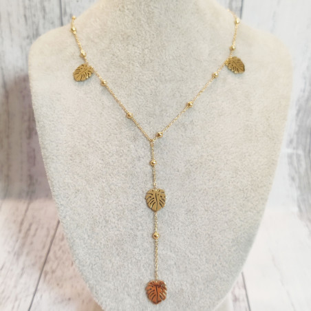 Liana Monstera Necklace
