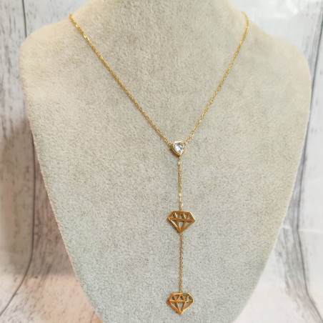 Náhrdelník Srdce Diamant