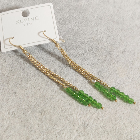 Kolczyki Szmaragdowa Kaskada