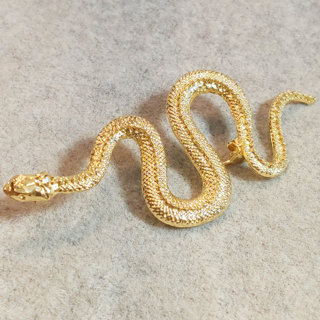 Glamour Snake Brooch