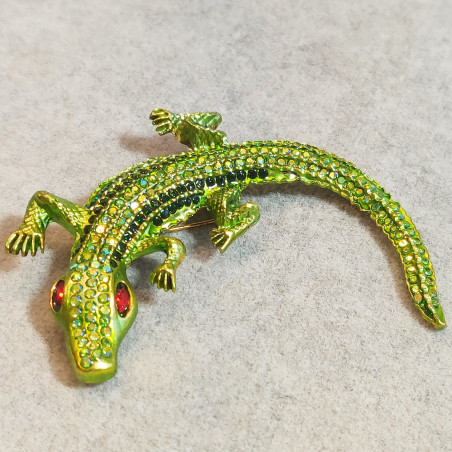 Crocodile Brooch