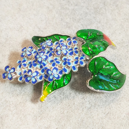 Hydrangea Brooch