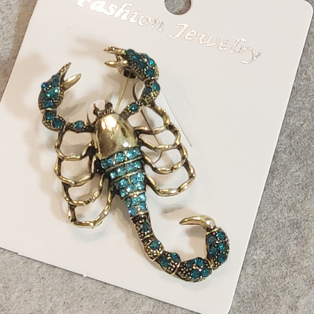 Skorpion Brosche
