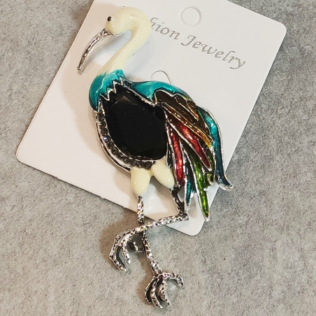 Ibis Brooch