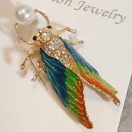 Broszka Cicada Glamour