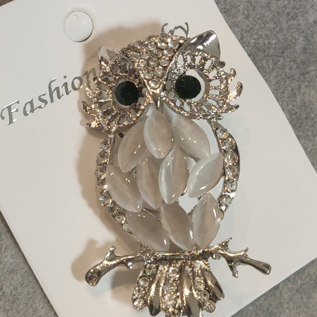 Owl Brooch Luna