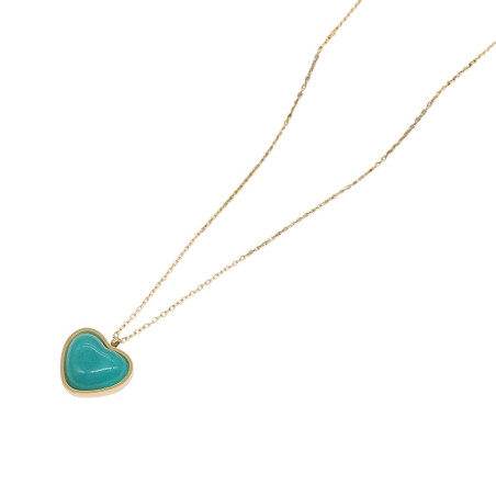 Turquoise Heart Necklace