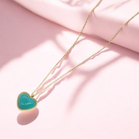 Turquoise Heart Necklace