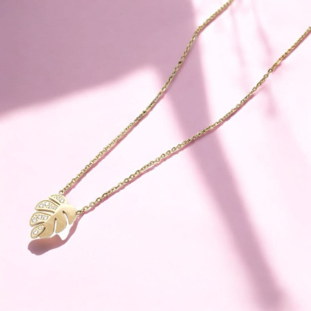 Flora Leaf Necklace