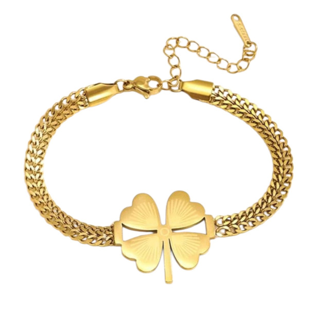 Kleeblatt Armband