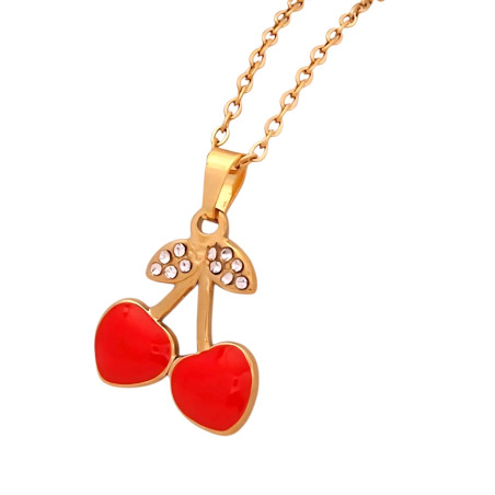 Cherry Charm Necklace 2