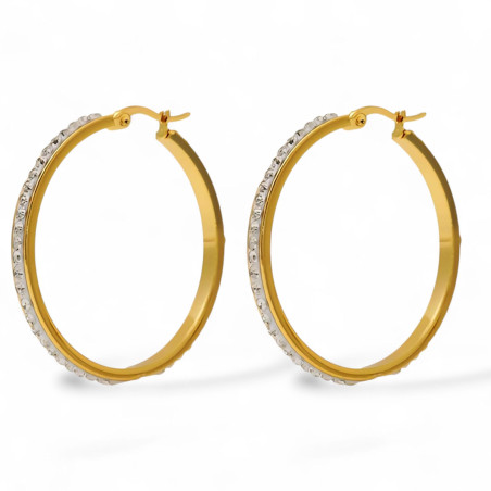 Sparkle Hoop Earrings