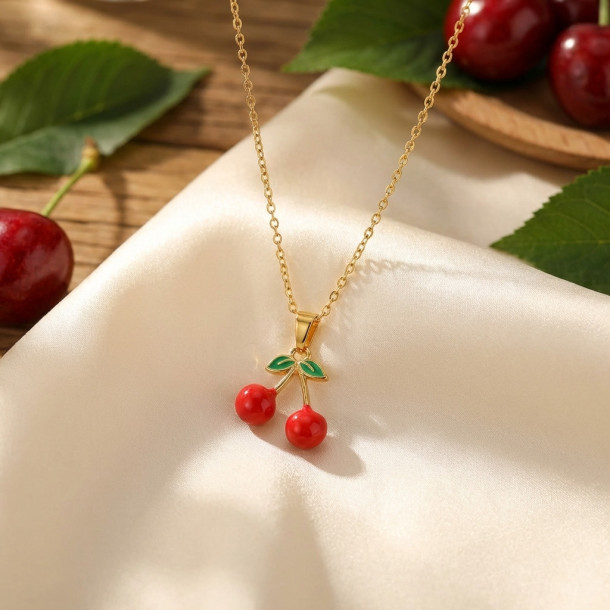 Cherry Charm Necklace