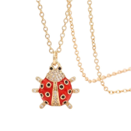 Ladybug Charm Necklace