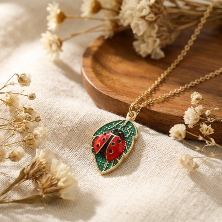 Ladybug Charm Necklace 2