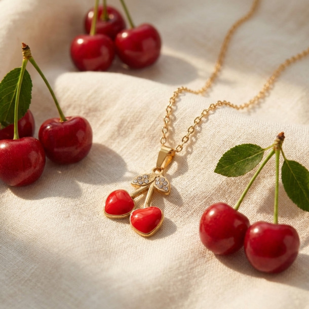 Cherry Charm Necklace