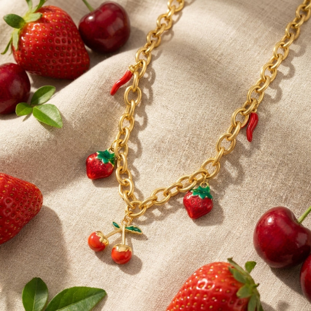 Fruity Charm Necklace