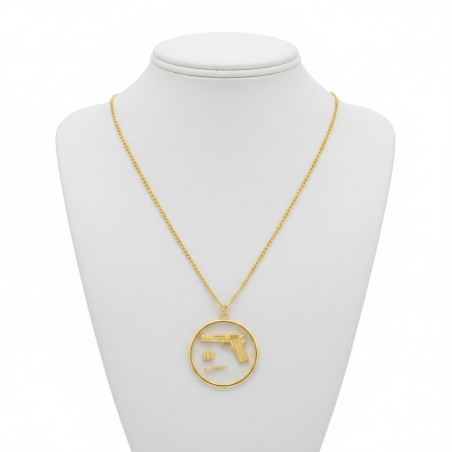 Náhrdelník Blueberry Pistole