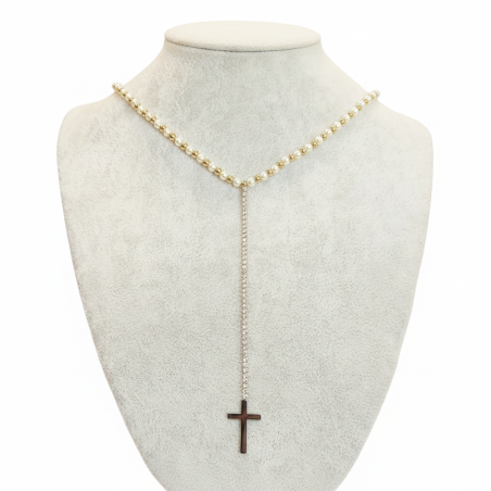 Pearl Cross Necklace