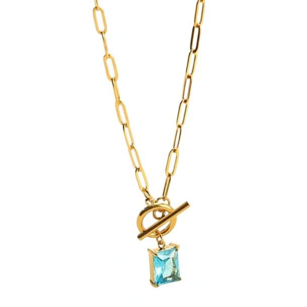 Aqua Glam Necklace