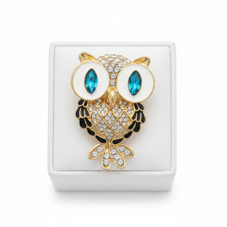 Cindy Owl Brooch