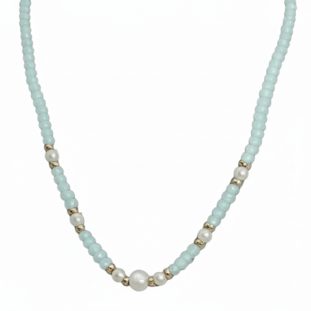 Azure Pearl Necklace 2