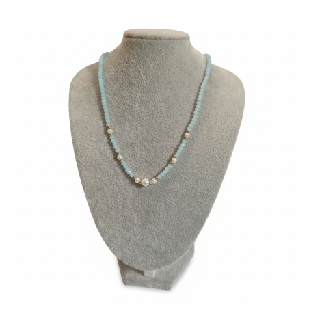 Azure Pearl Necklace 2