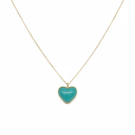 Turquoise Heart Necklace