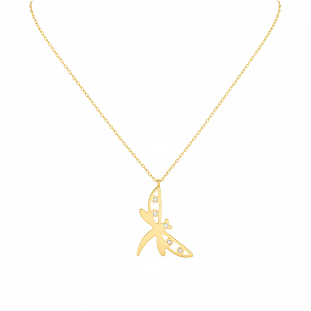Dragonfly Charm Necklace