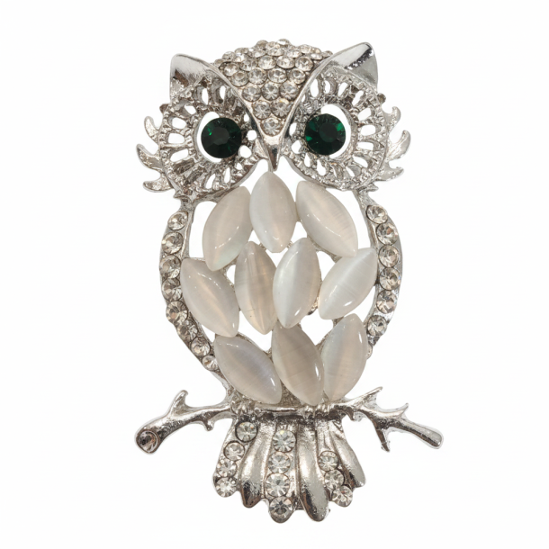 Owl Brooch Luna