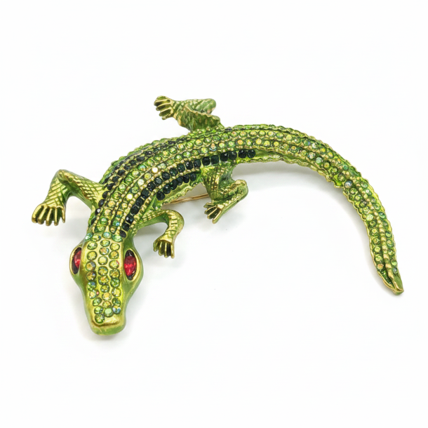 Crocodile Brooch