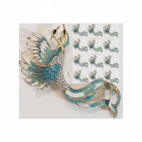 Phoenix Aurora Brooch